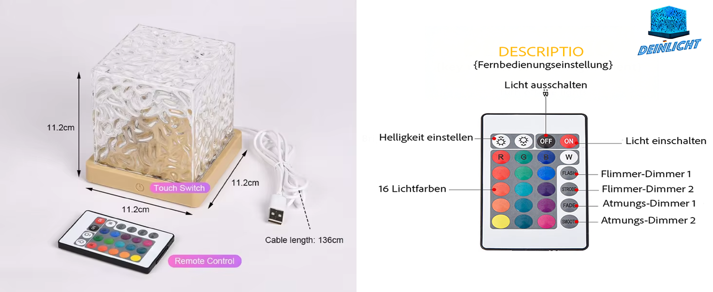 ✨ DeinLicht™ Ocean Wave Projektor – Magisches Ambiente für dein Zuhause